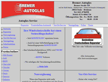 Tablet Screenshot of bremer-autoglas.de